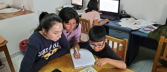 Tutoring at the transformation house
